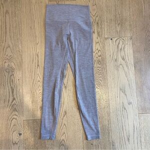 Lululemon Sz 6 align leggings 28” heathered lunar rock like new condition
